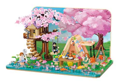 Camp tea party