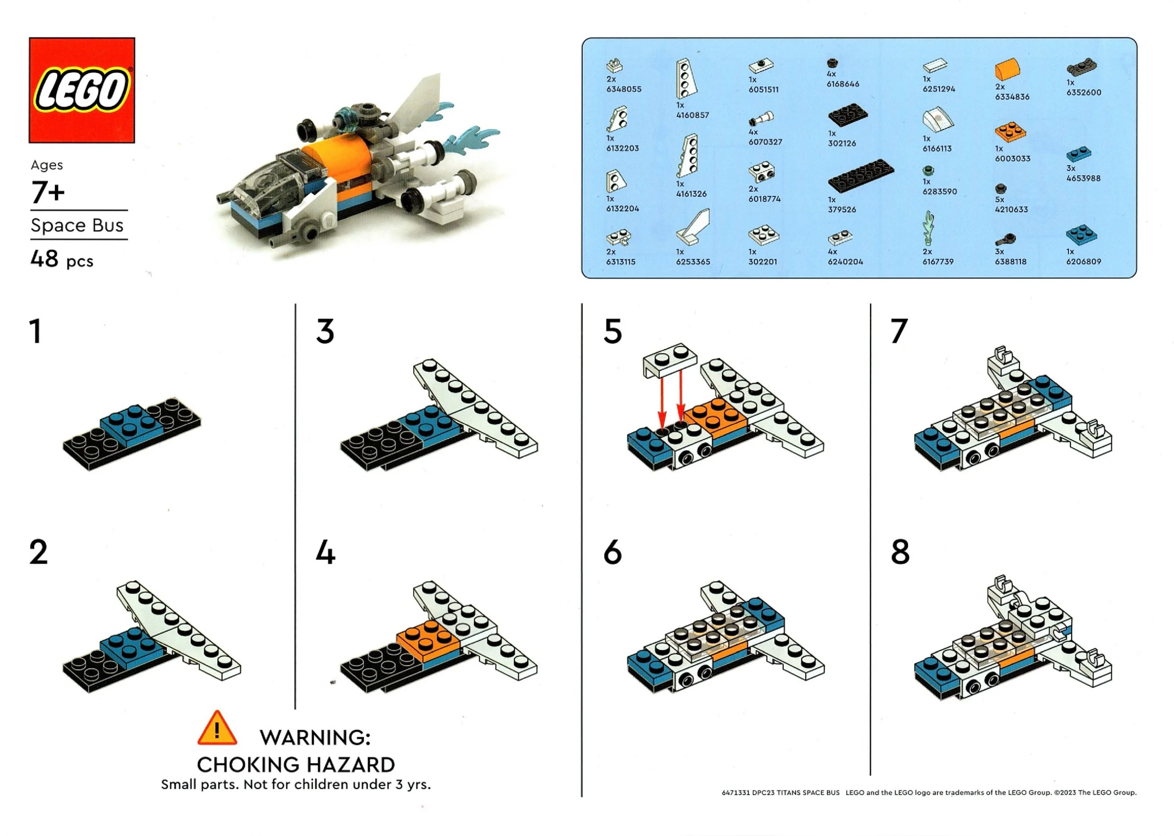 Space bus 乐高 LEGO 6471331 image 1