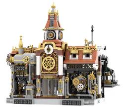 Steam punk train station