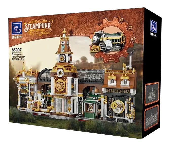 Steam punk train station 拼奇积木 Pantasy 85007 image 1