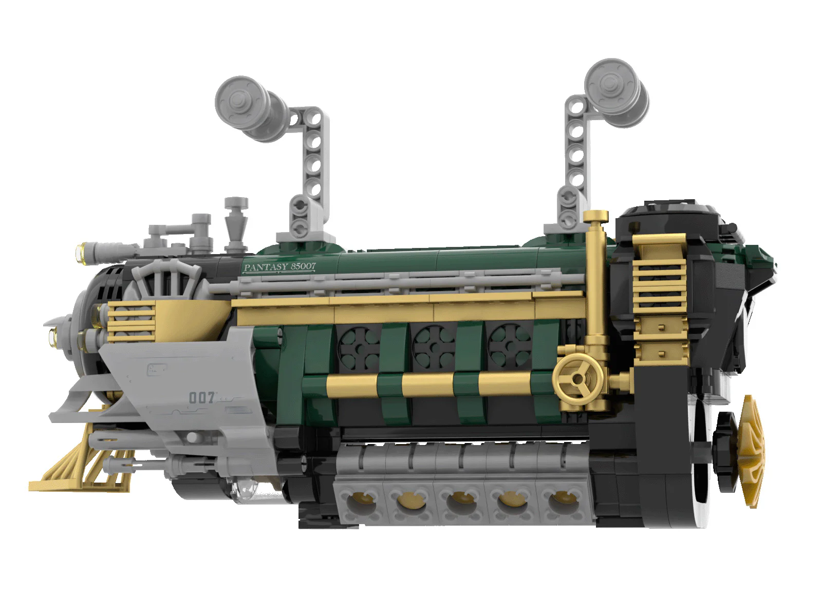 Steam punk train station 拼奇积木 Pantasy 85007 image 6