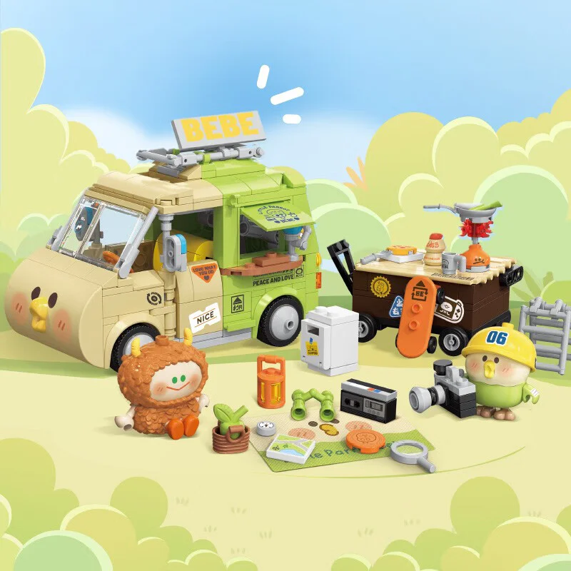 PARROT BEBE CAMPING: CAMPER CAR TOP TOY TC2015 image 1