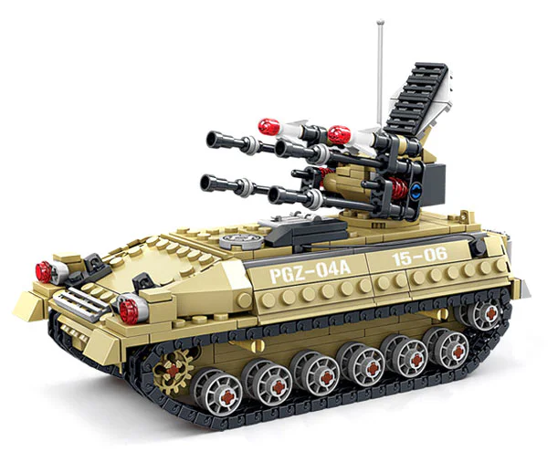 NEW POWER EAGLE: PGZ-04A 25MM ARTILLERY AIR DEFENCE SYSTEM 开智 KAZI/高博乐 GBL KY84158 image 1