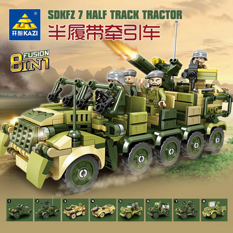 Semi-track tractor, 8 units 开智 KAZI/高博乐 GBL KY82057 image 3