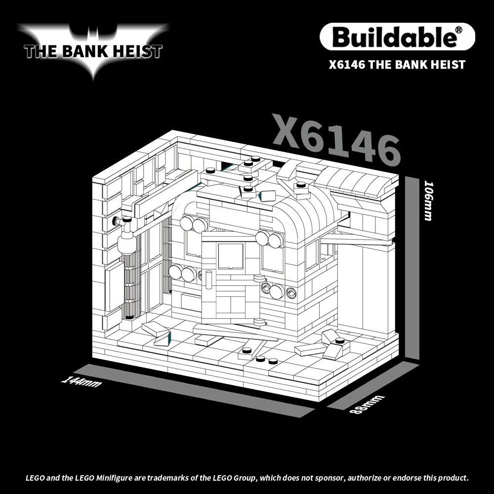 Bank robbery 可砌Buildable X6136 image 4