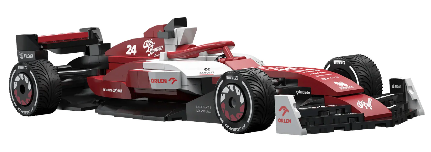 ALPHA ROMEO F1 C42 1:24 咔搭 CaDA/双鹰 DoubleE C55026 image 4