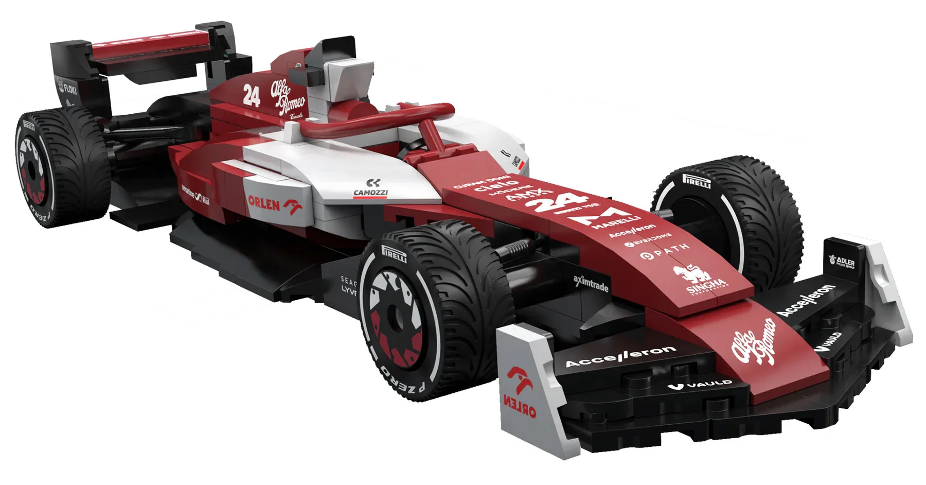 ALPHA ROMEO F1 C42 1:24 咔搭 CaDA/双鹰 DoubleE C55026 image 5