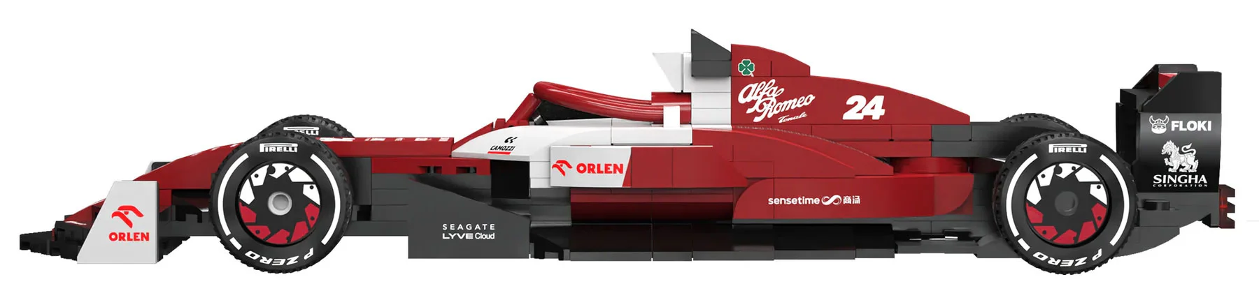 ALPHA ROMEO F1 C42 1:24 咔搭 CaDA/双鹰 DoubleE C55026 image 6
