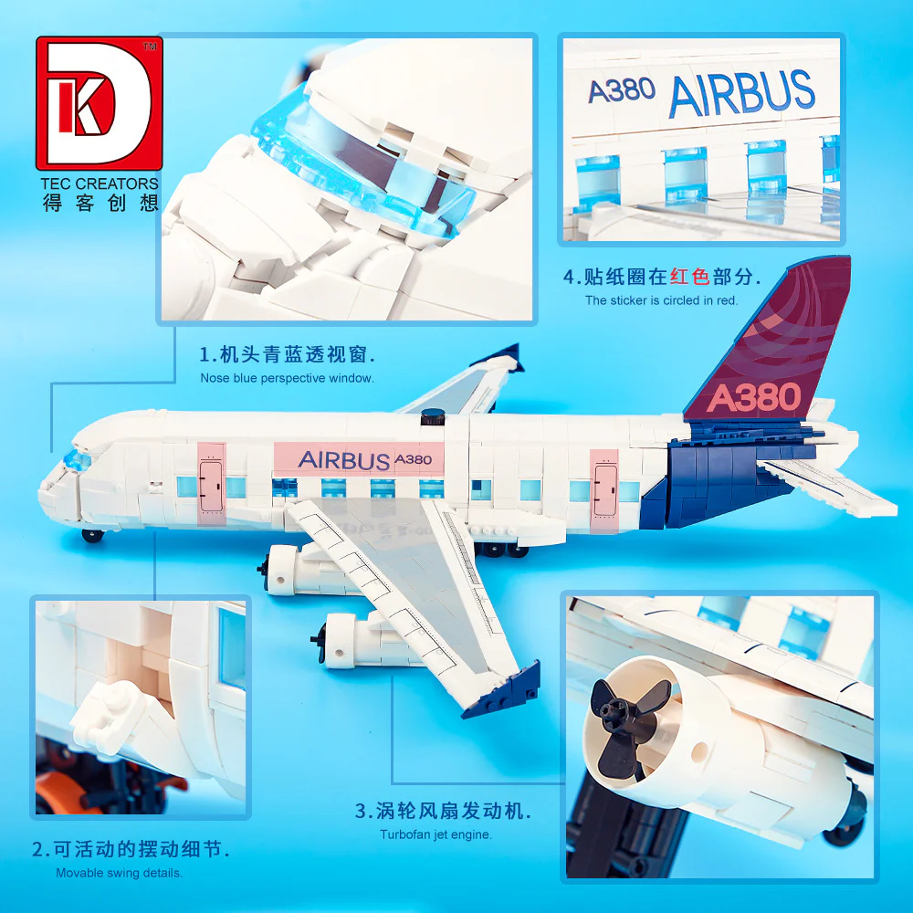 AIRBUS A380 得客创想 DK 80008 image 13