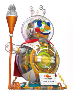 Megaic Ice City: Super Snow King Mechanical General 佳奇积木 JAKI XWZB-23089 image 8