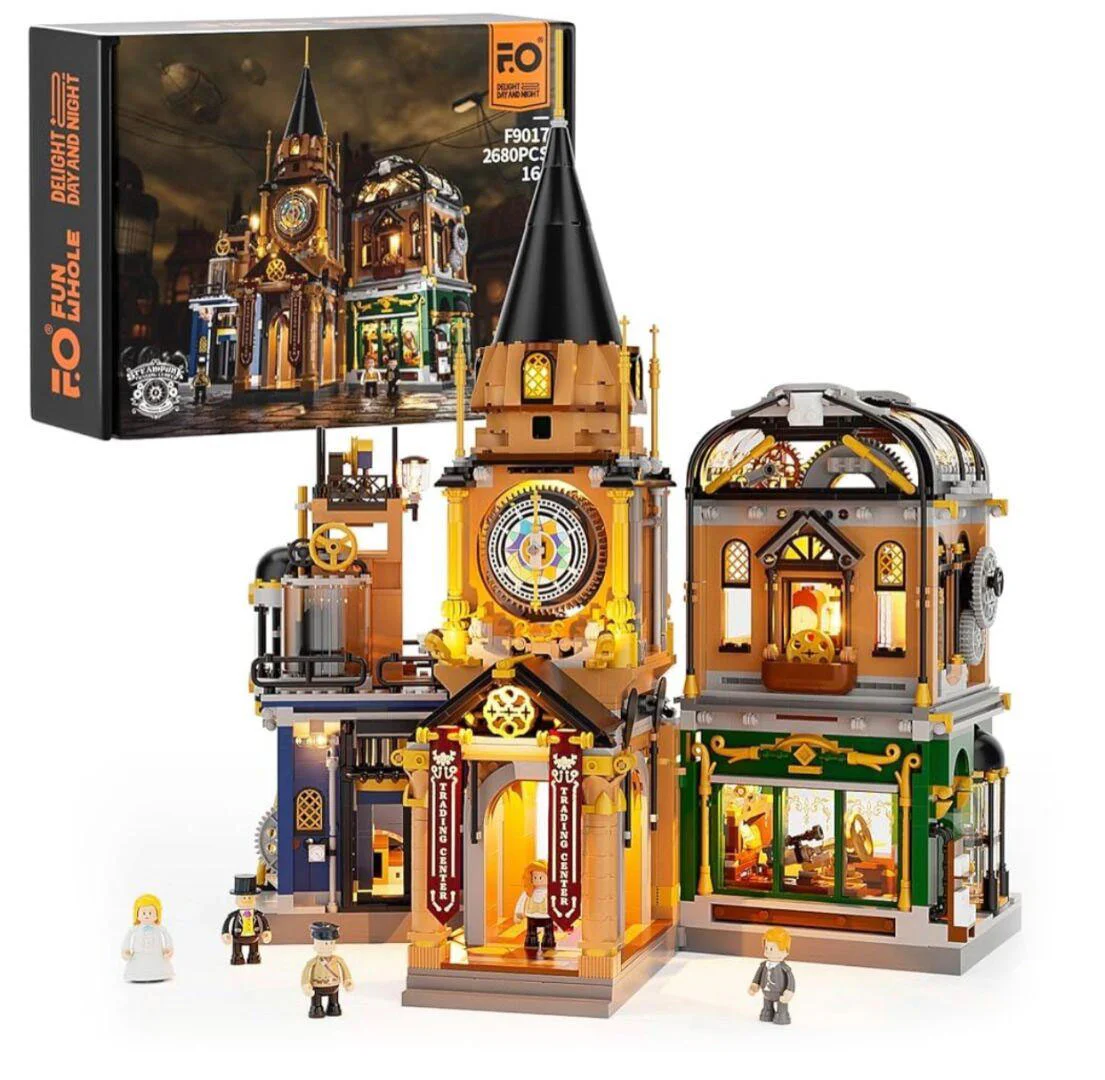 Steam punk Trade Center Amazing Brick F9017