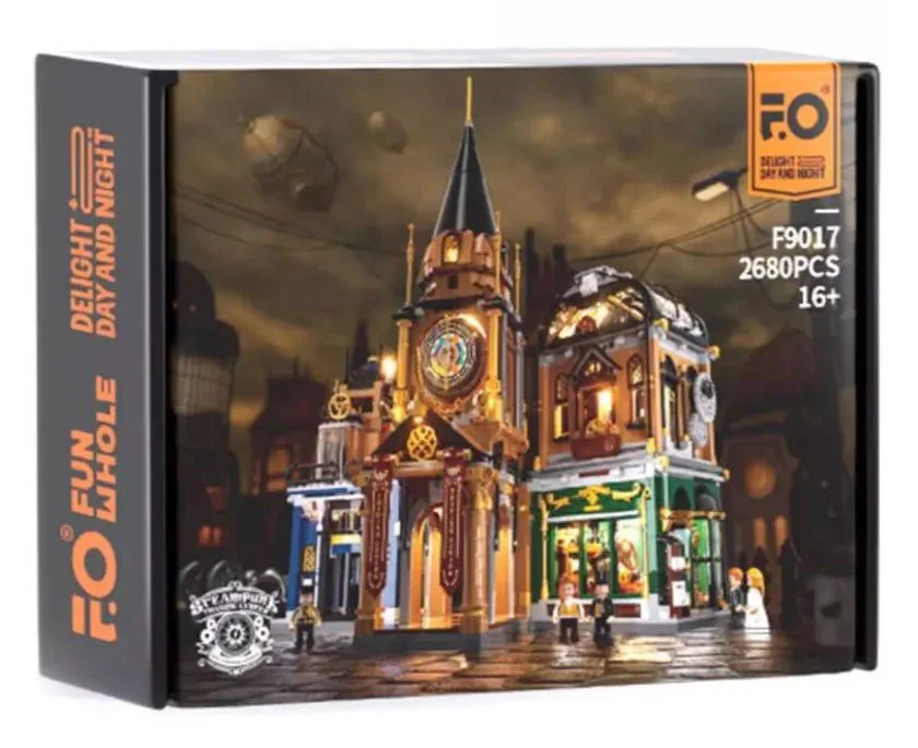 Steam punk Trade Center Amazing Brick F9017 image 1