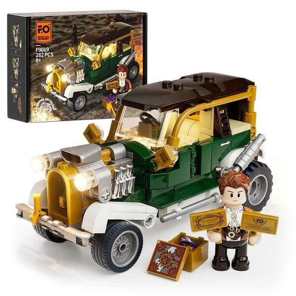 Steaming punk back in the old man's car Amazing Brick F9019 image 1
