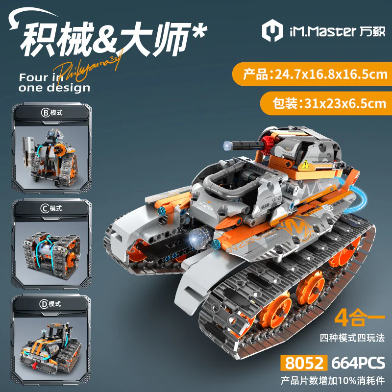 Master of Armaments: Four in one robot 万致 IM.Master 8052 image 1