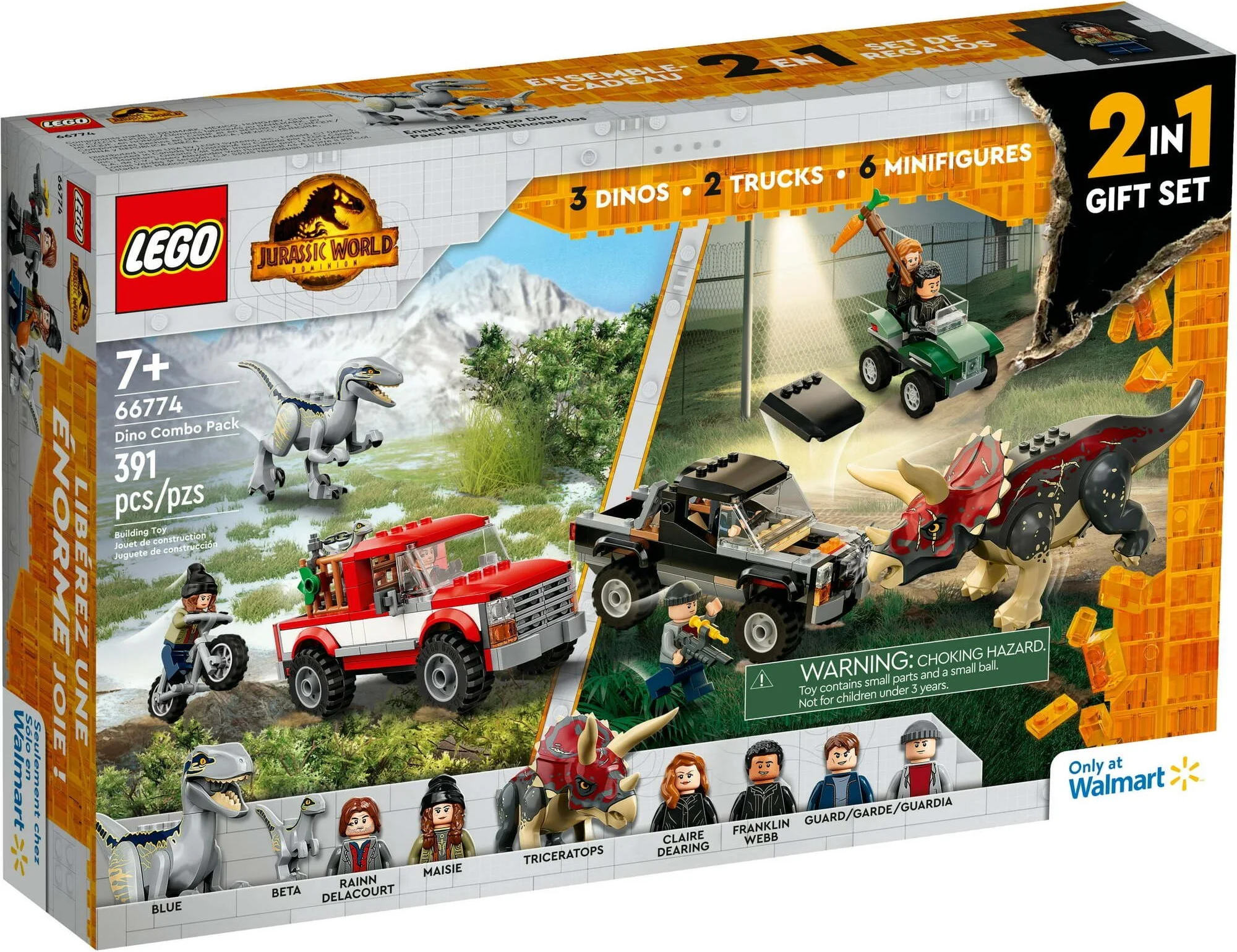 Dinosaurs strapped 乐高 LEGO 66774
