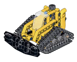 Tracked barrier vehicle