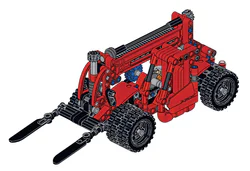 Forklift, stretching arm