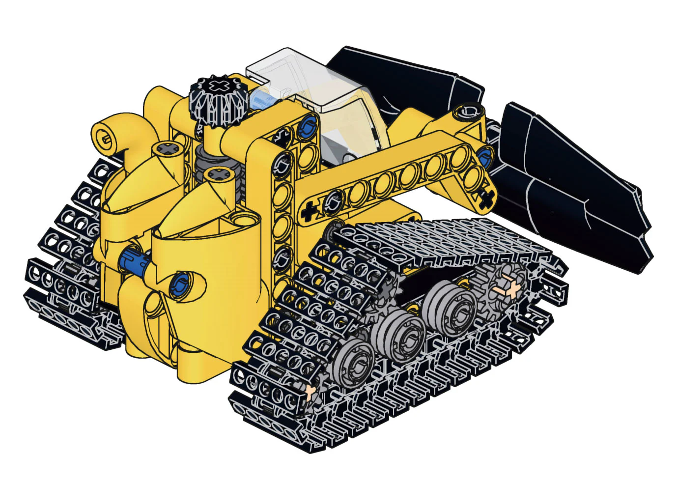 Tracked barrier vehicle 宇星模王 MOULDKING 24015 image 1