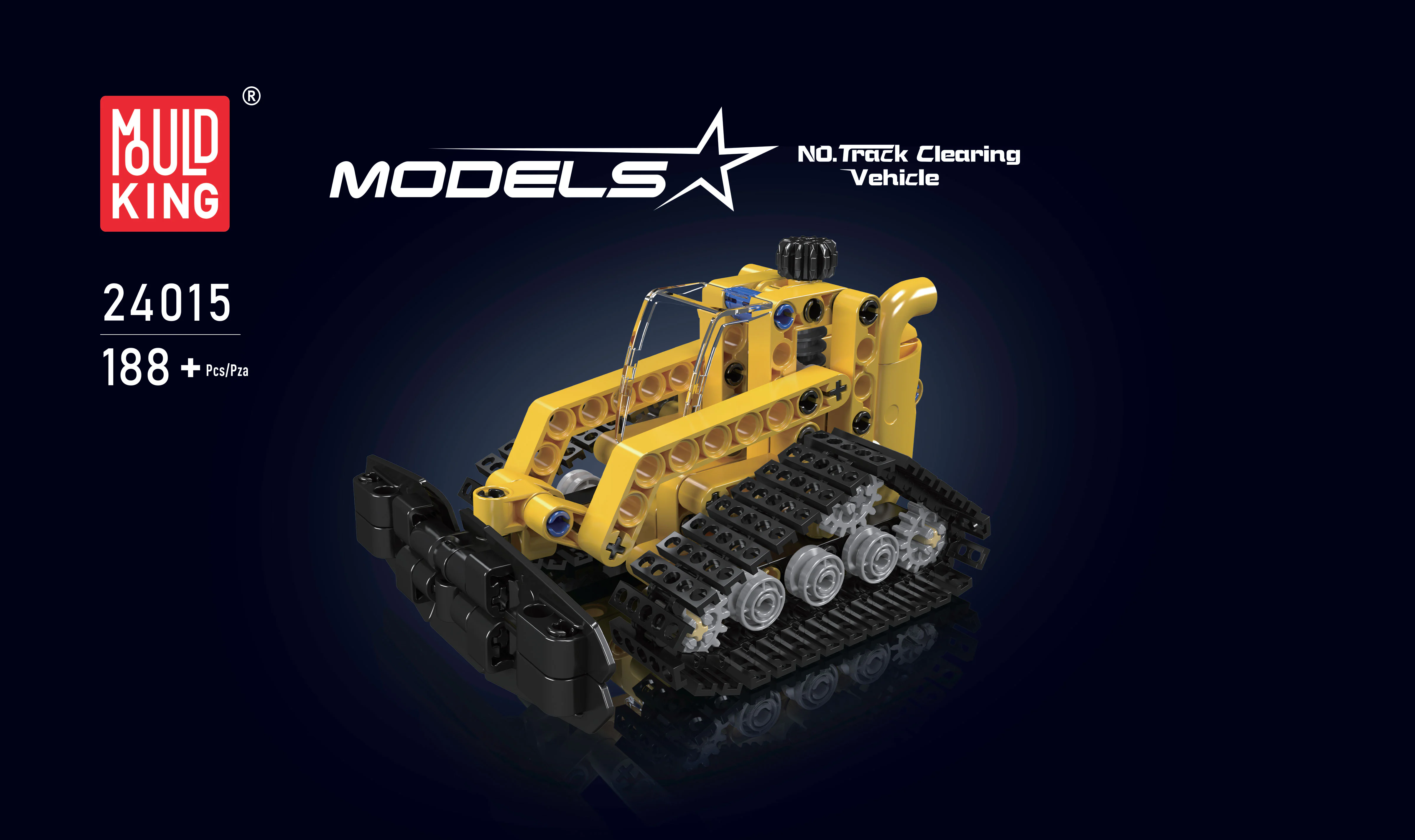 Tracked barrier vehicle 宇星模王 MOULDKING 24015 image 2