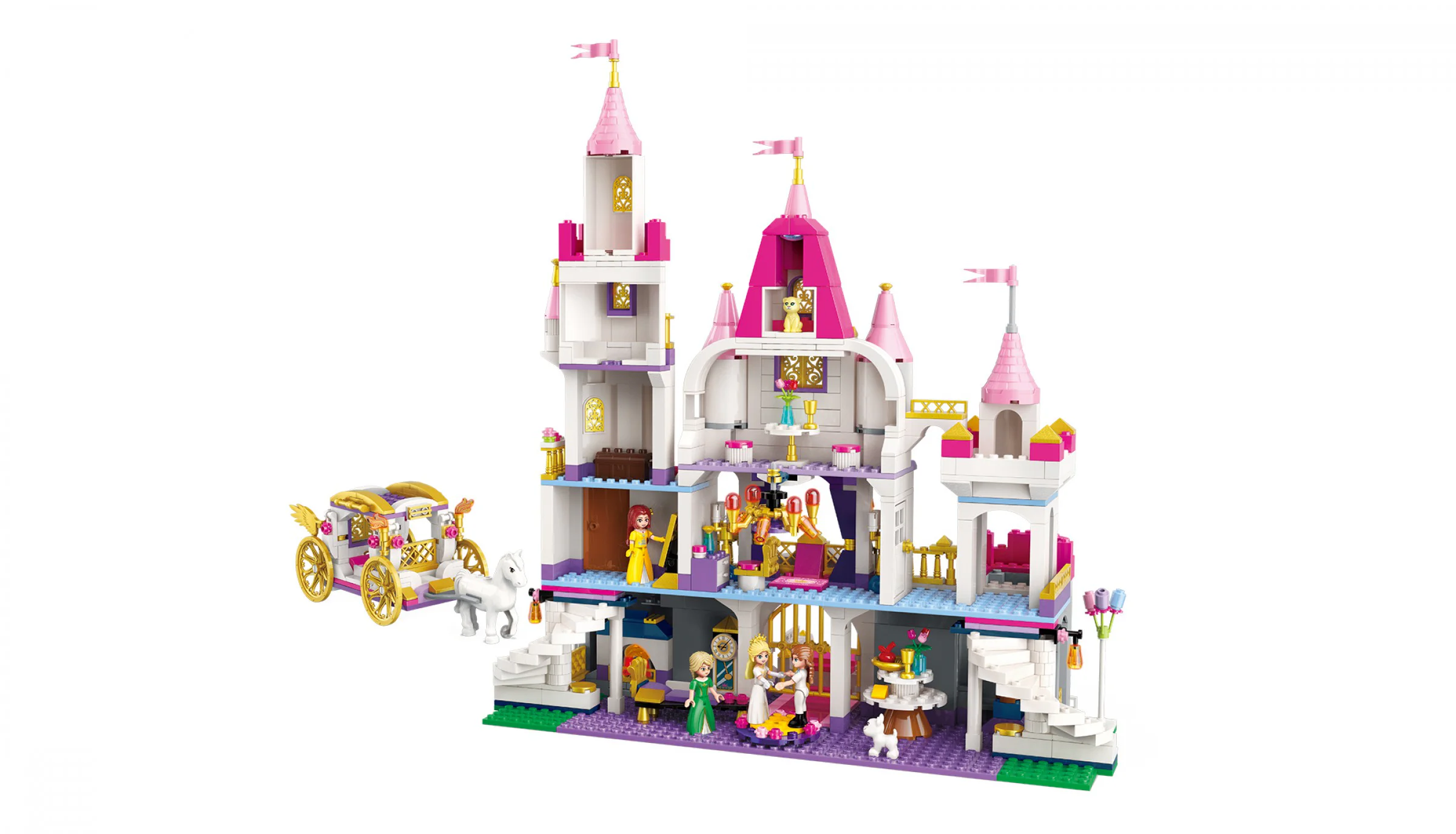 Princess Leah: Angel Castle Celebration 启蒙 QMAN/ENLIGHTEN/Keeppley 2612 image 1