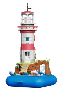 Music Sea Island Lighthouse