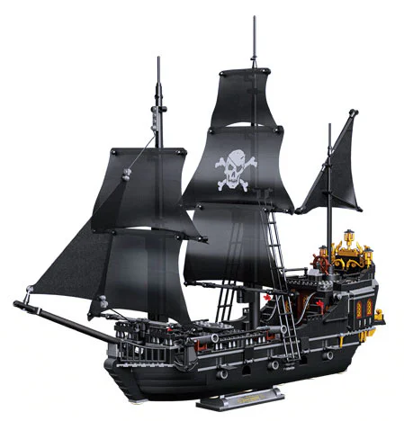 Black Wizard. Pirate ship 哲高 ZHEGAO 653000