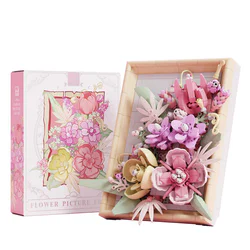 A bouquet of pictures, pink