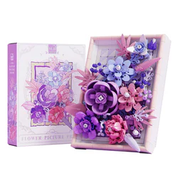 A bouquet of pictures, purple