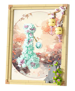 It's a dream this evening: a dream flag robe, a costume frame