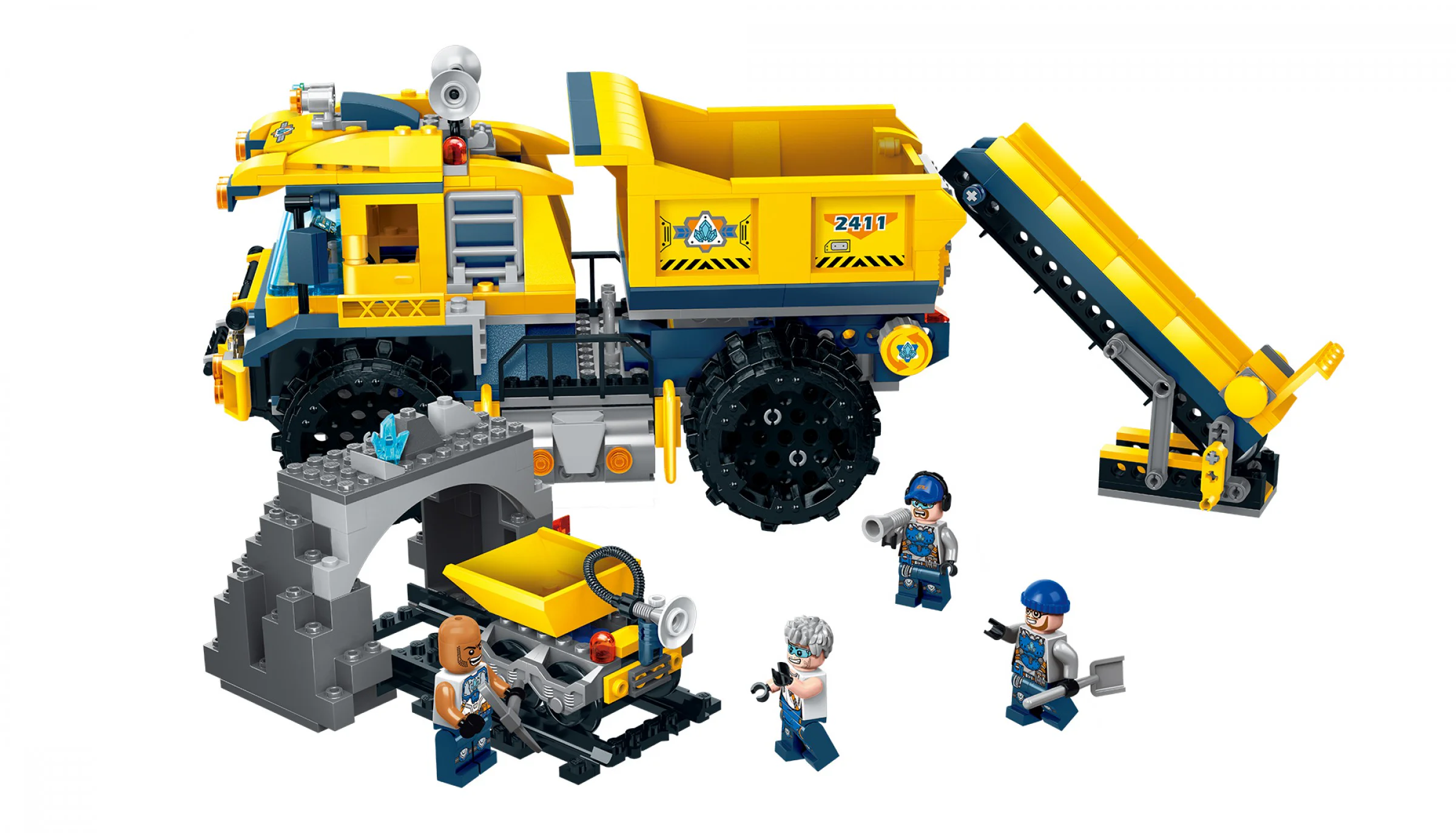 Crystal Team: Titan Engineering Vehicle 启蒙 QMAN/ENLIGHTEN/Keeppley 2411 image 2