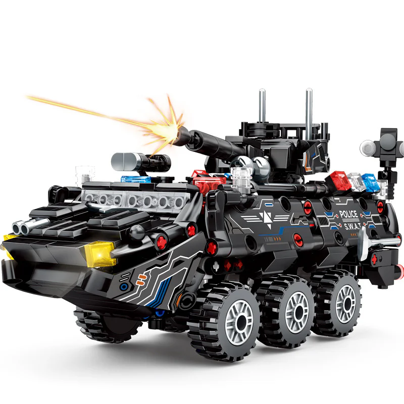 SWAT: SWAT Justice Warrior, SWAT armoured vehicle 乐毅积木 81062 image 1