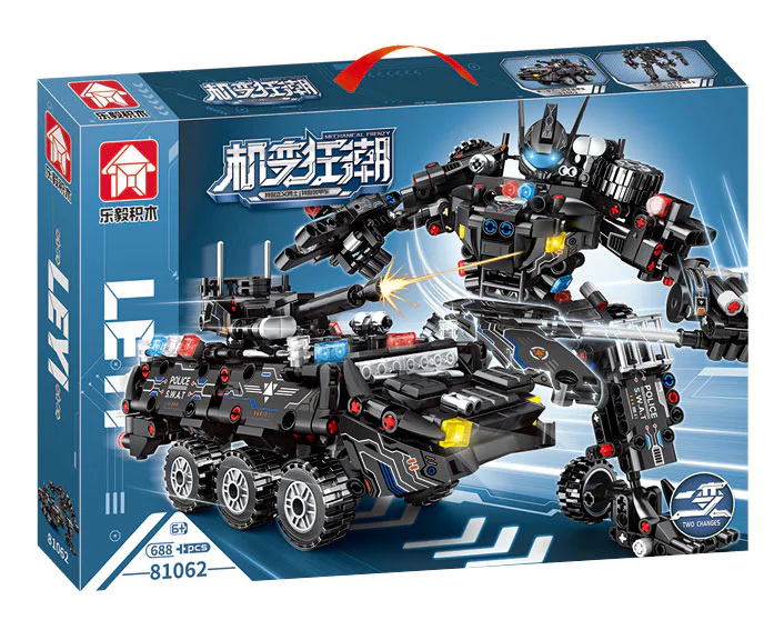 SWAT: SWAT Justice Warrior, SWAT armoured vehicle 乐毅积木 81062 image 2