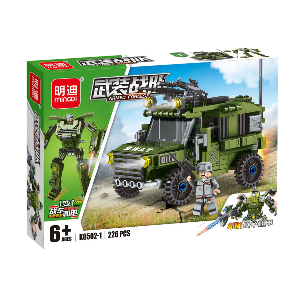 Armed units: war machine A 4 明迪 minGDi/磊宝 LEIBAO K0502 image 1