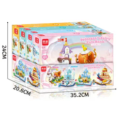 The princess's fairy tale, section 4. Pumpkin cars, ice castles, undersea palaces, flying carpet castles