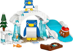 The Penguin family's snow expedition