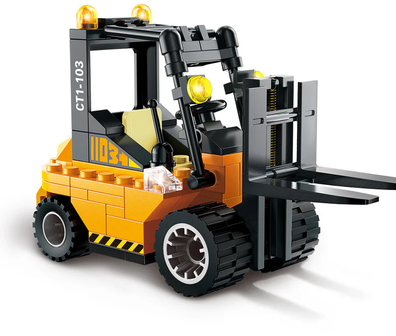 Forklift, heavy 启蒙 QMAN/ENLIGHTEN/Keeppley 1103 image 2