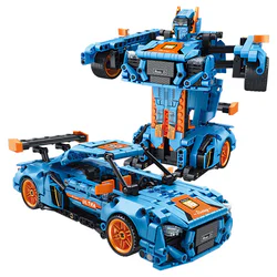 Orange, blue