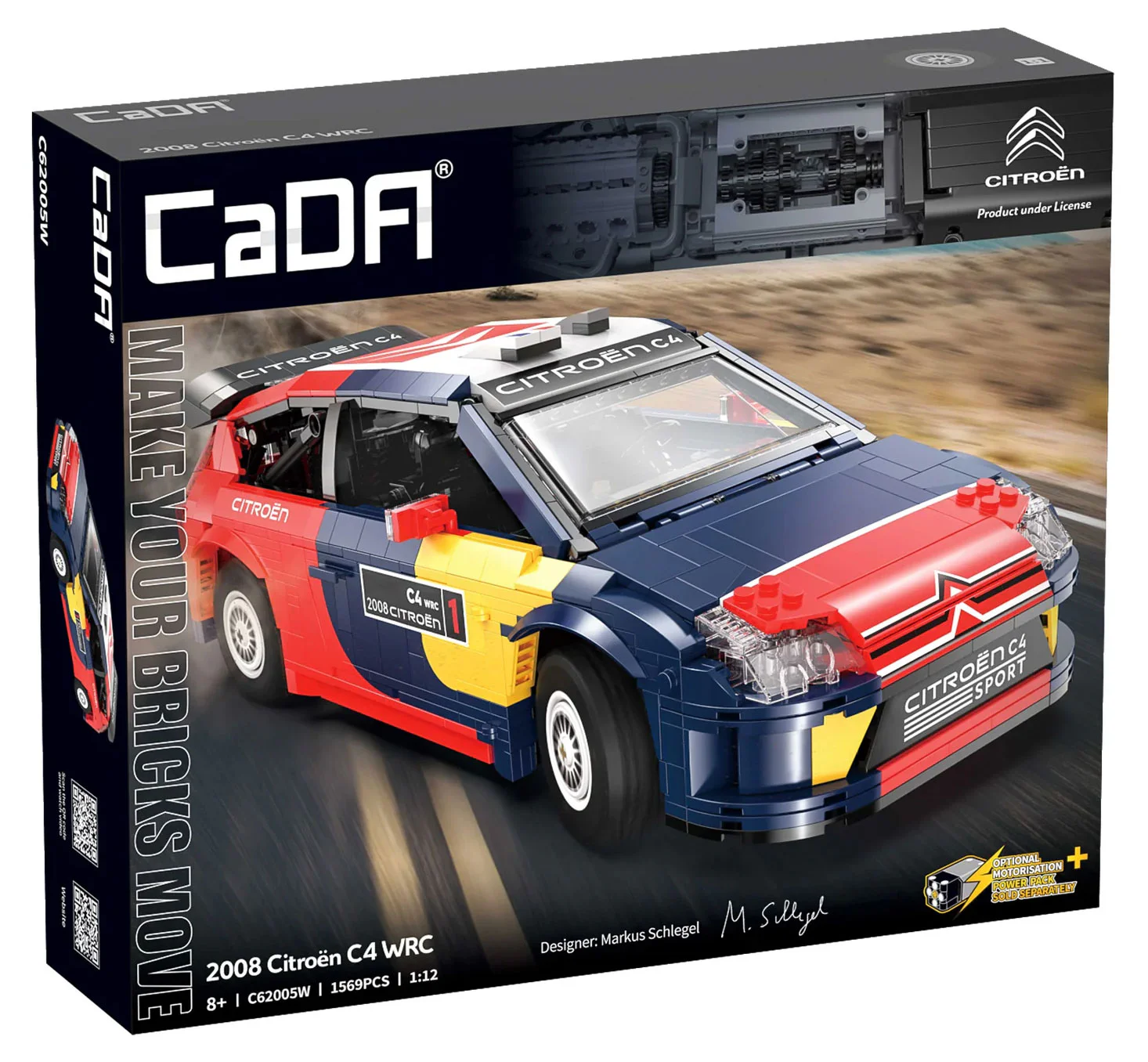 IRON DRAGON WRC 2008 1:12 咔搭 CaDA/双鹰 DoubleE C62005 image 6