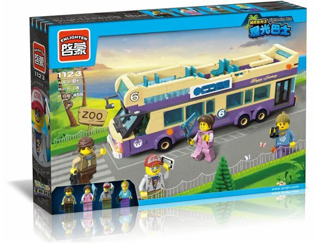 A tourist bus 启蒙 QMAN/ENLIGHTEN/Keeppley 1123 image 1