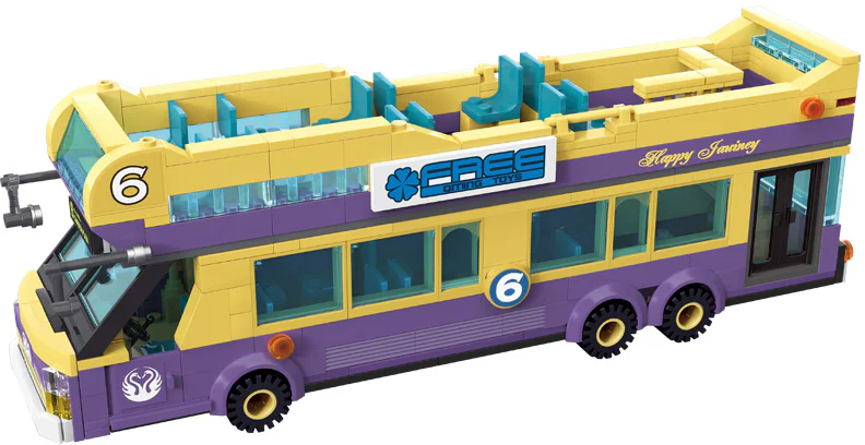 A tourist bus 启蒙 QMAN/ENLIGHTEN/Keeppley 1123 image 2