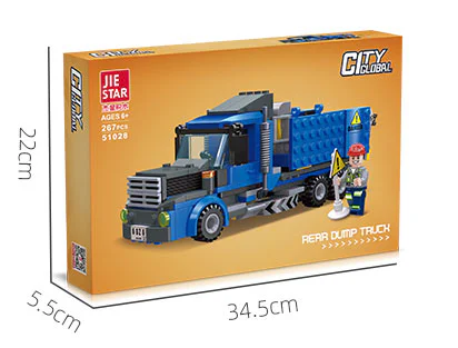 Truck, dump, dump 杰星 JIESTAR 51028 image 1