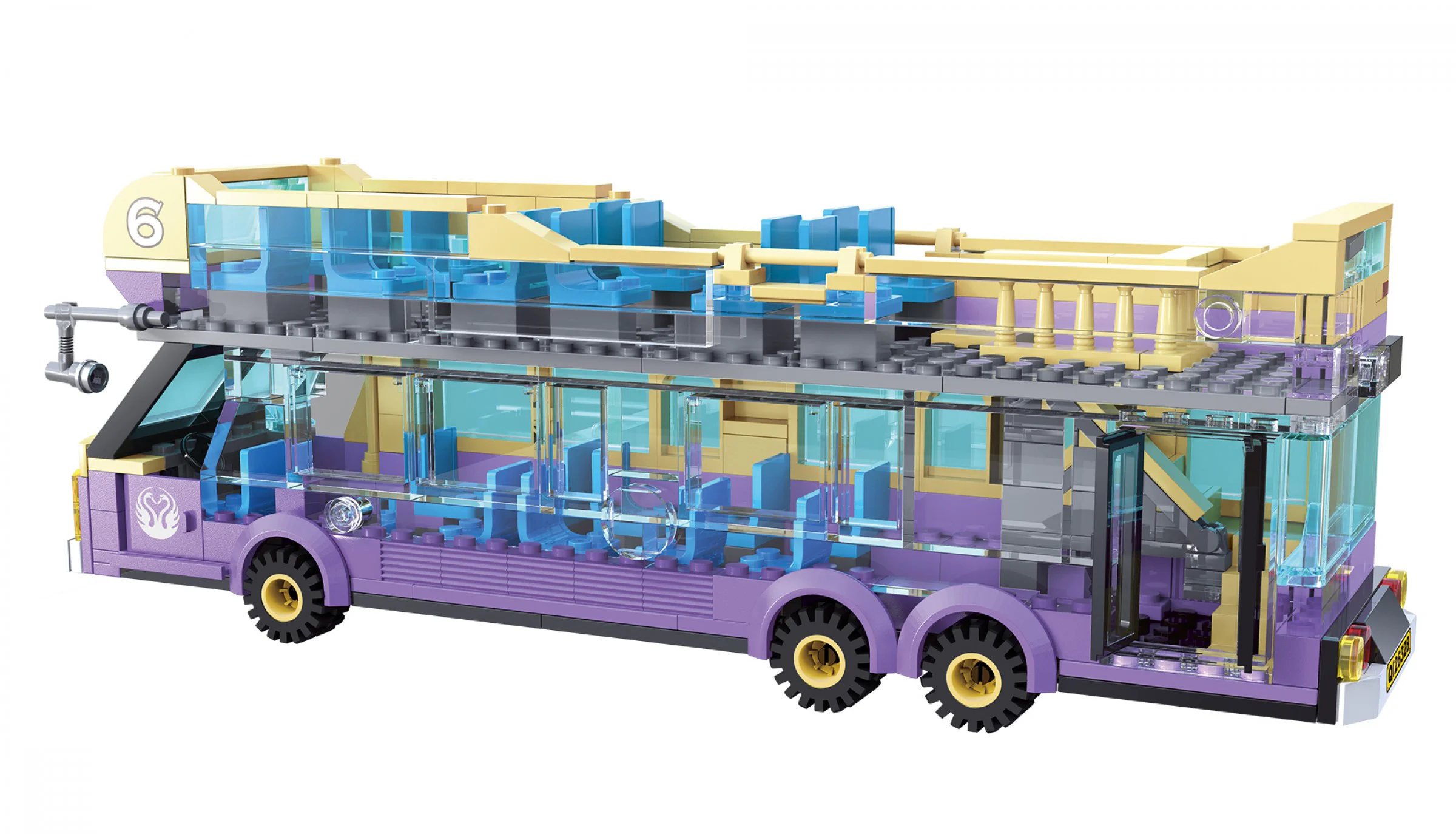 A tourist bus 启蒙 QMAN/ENLIGHTEN/Keeppley 1123 image 7