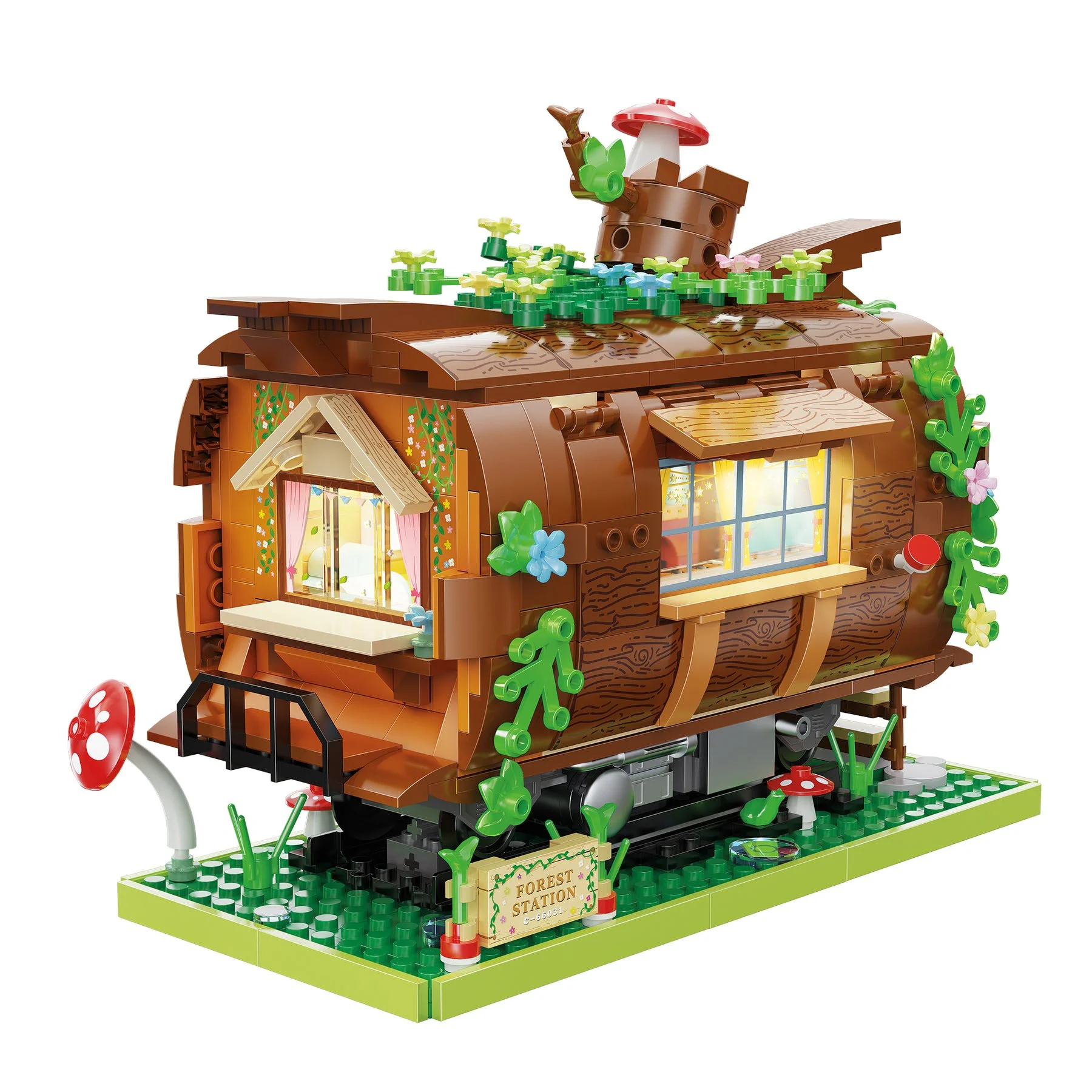 Forest train 咔搭 CaDA/双鹰 DoubleE C66031 image 2