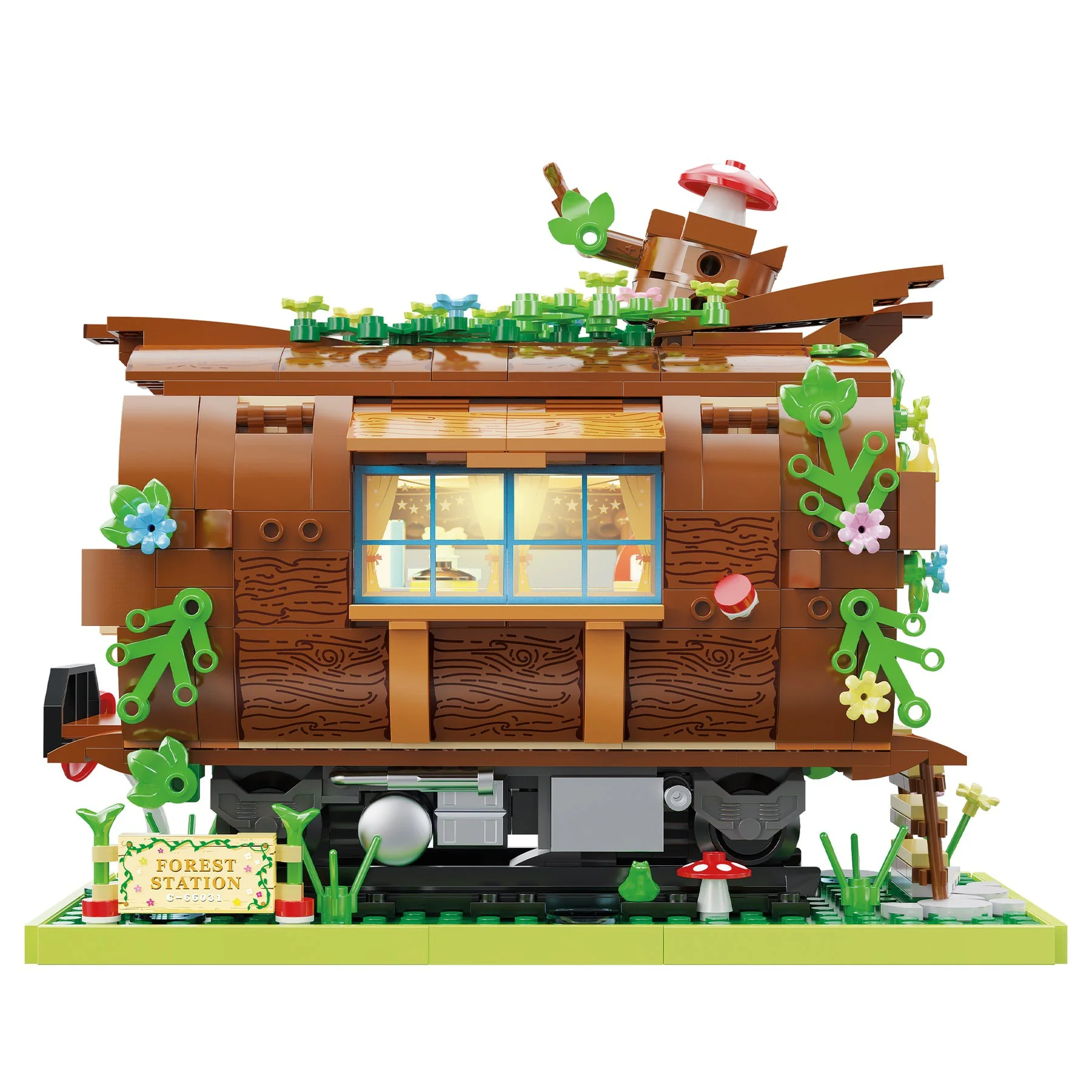 Forest train 咔搭 CaDA/双鹰 DoubleE C66031 image 3