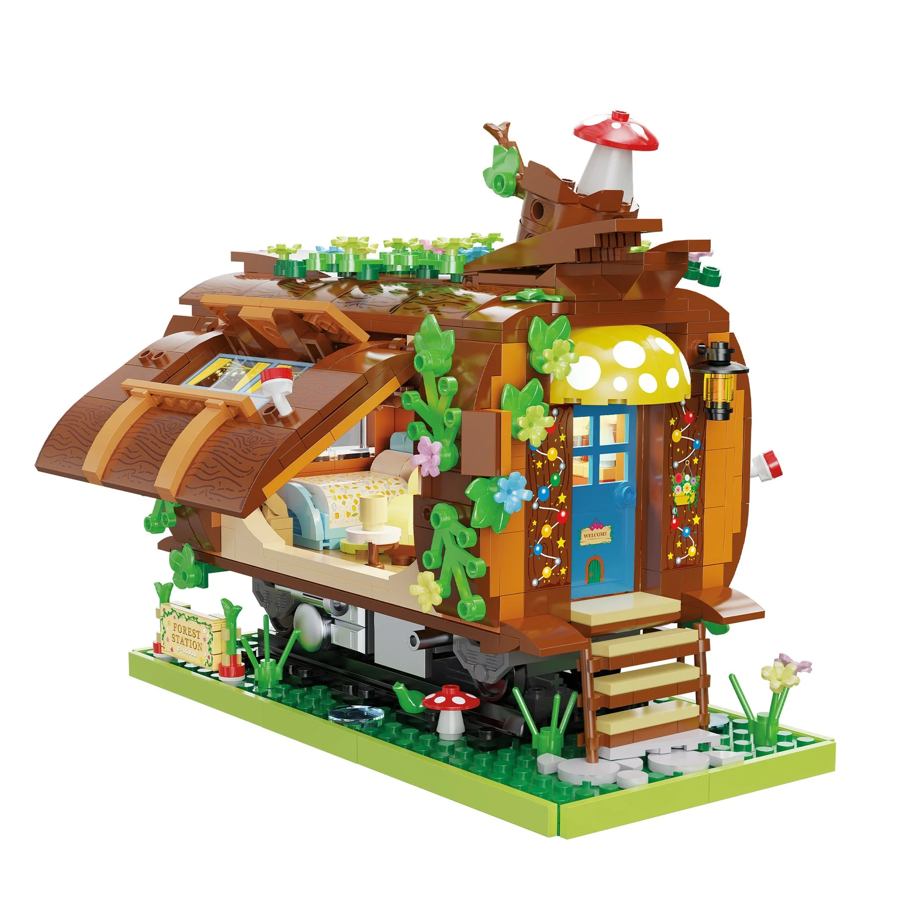 Forest train 咔搭 CaDA/双鹰 DoubleE C66031 image 6