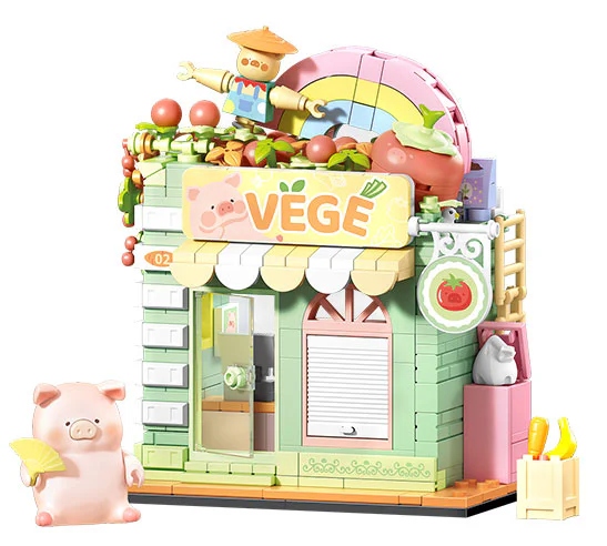 LuLu Pork's magic neighborhood: Vege Vegetables 森宝 SEMBO 608074