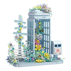 A flower phone booth