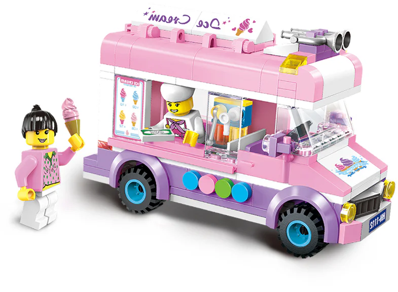 Mobile ice cream truck 启蒙 QMAN/ENLIGHTEN/Keeppley 1112 image 2