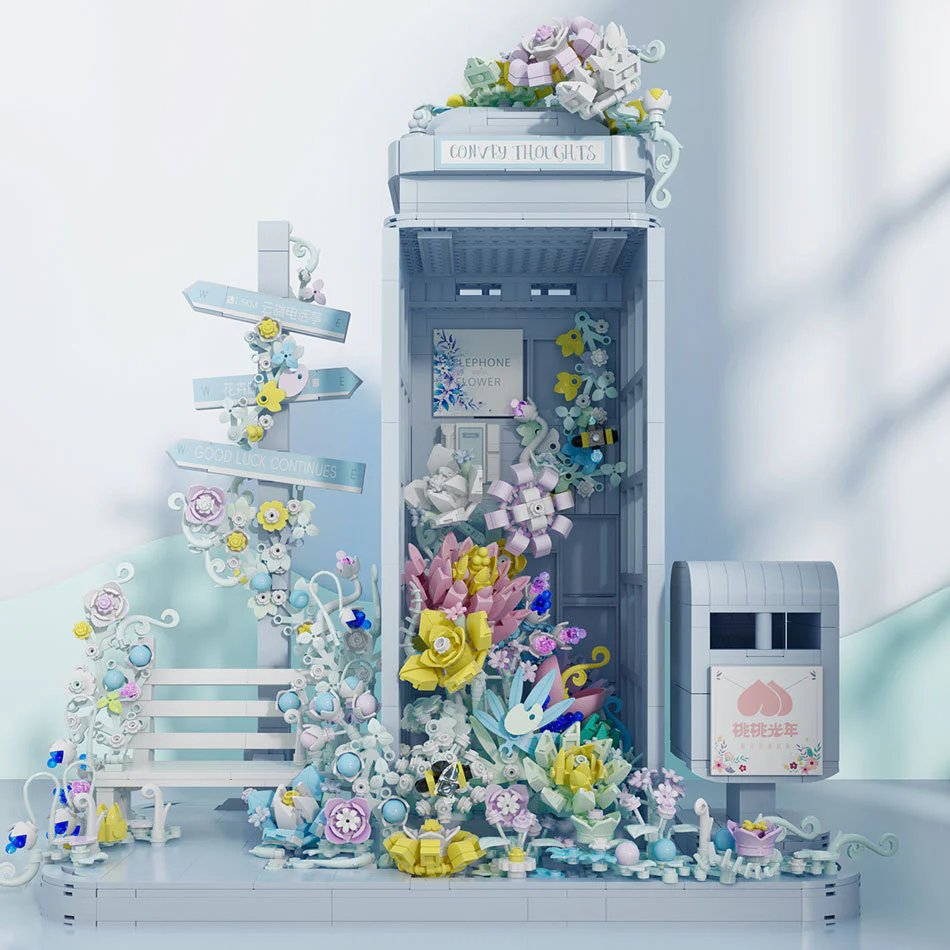 A flower phone booth 桃桃光年 TT1001 image 1