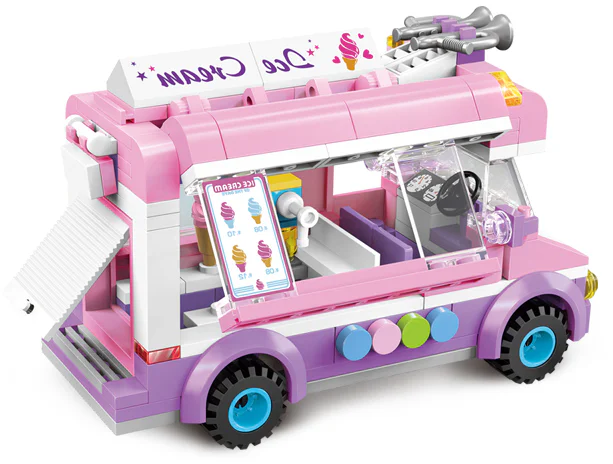 Mobile ice cream truck 启蒙 QMAN/ENLIGHTEN/Keeppley 1112 image 3